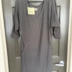 ONLY Lavender-Gray V-Neck Pocket Tunic